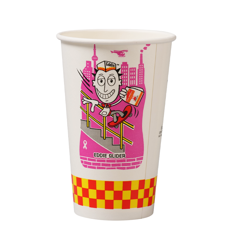 Dvojitý PE potiahnutý papierový pohár na studené nápoje