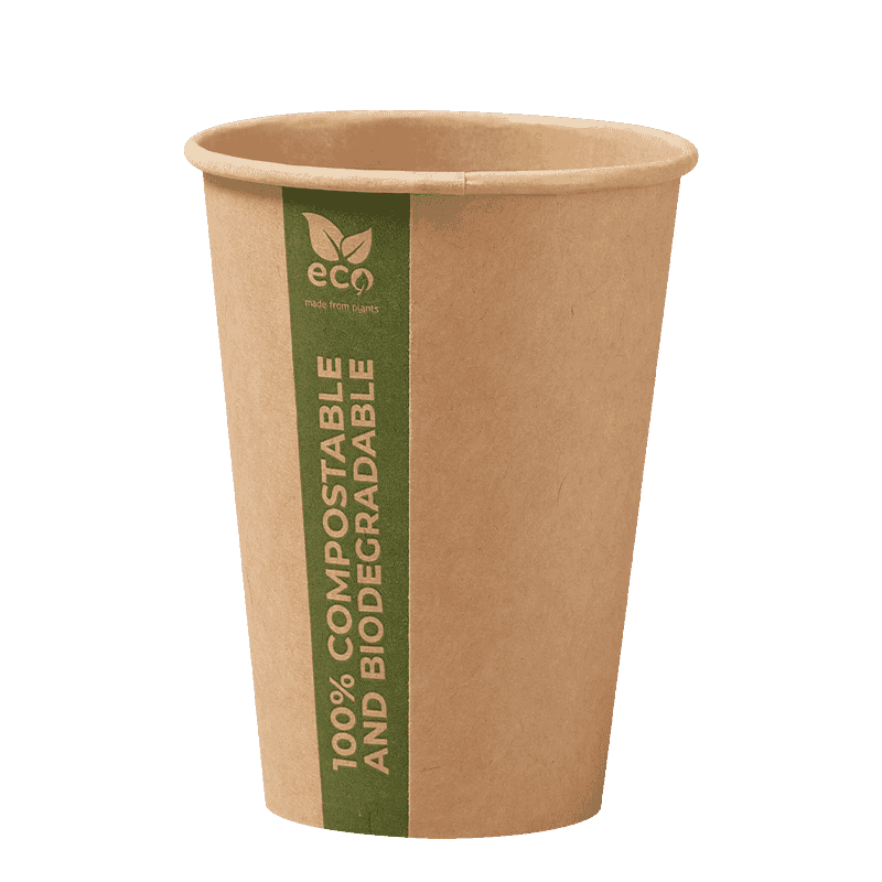 Hnedý sulfátový papierový pohár