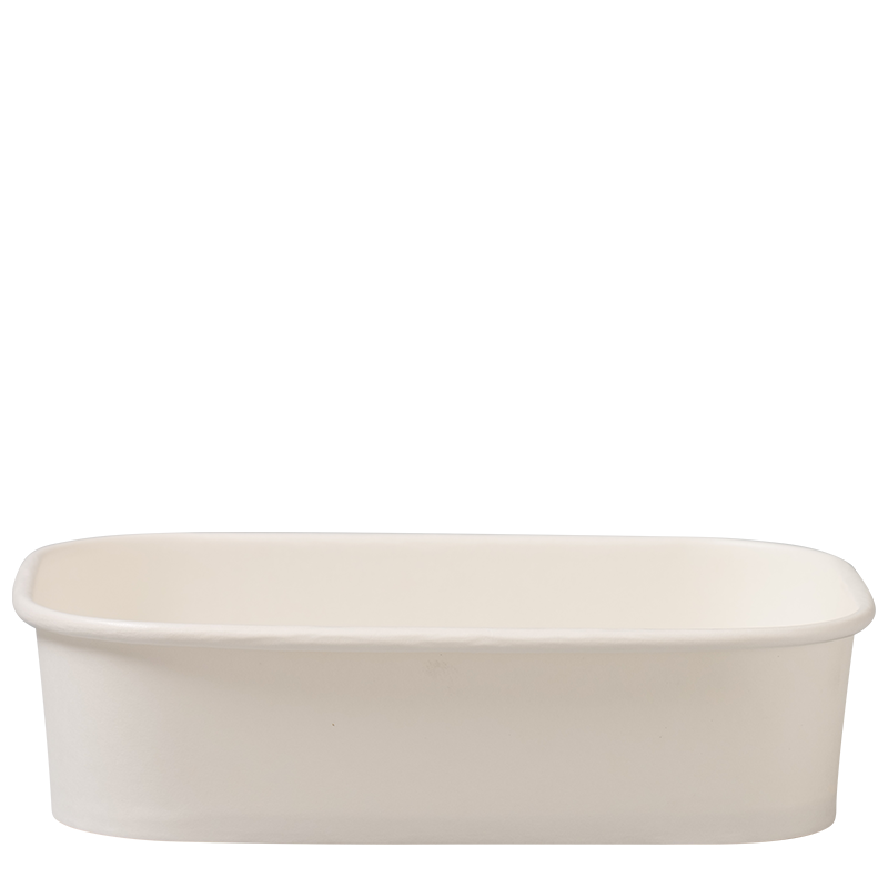 Obdĺžniková papierová miska