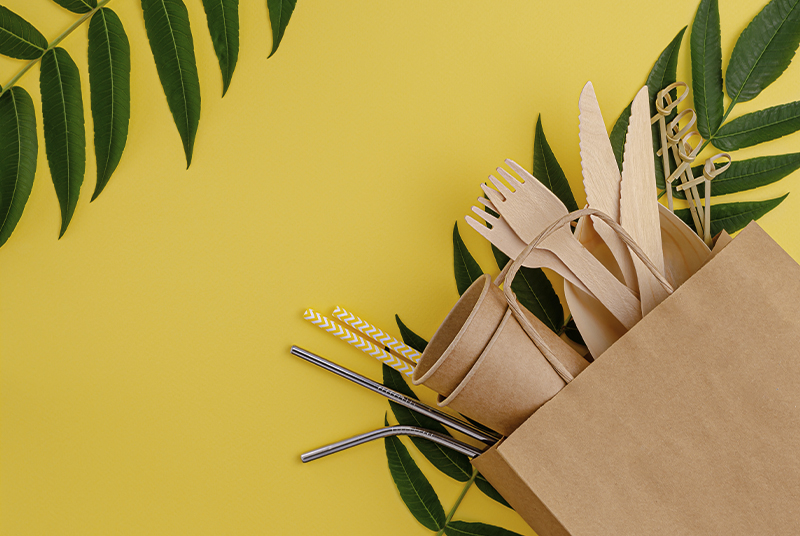 Znečisťuje jednorazový riad životné prostredie?